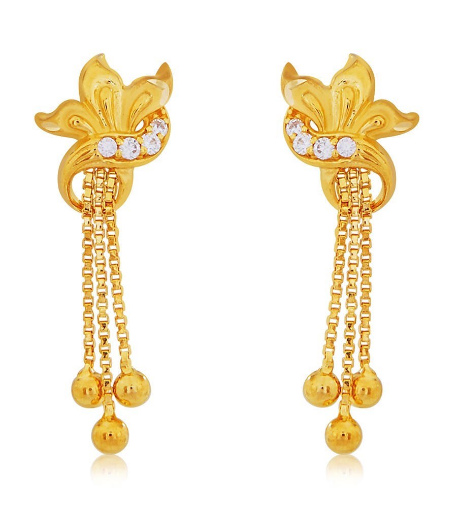 Gold Earrings Below 10000 - Buy Gold Earrings Below 10000 online in India-sgquangbinhtourist.com.vn