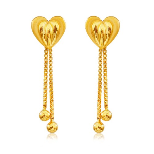 Gold earrings on sale for teens
