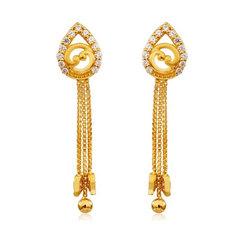 fcityin  Latest Trendy Stylish Long Chain Party Wear Earrings For And  Women 