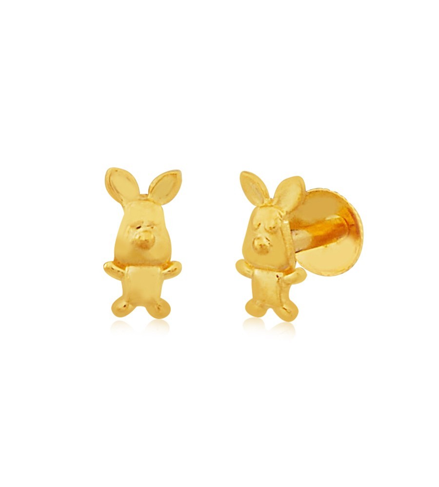 Bunny Rabbit Kids Gold Stud | Jewelry Online Shopping | Gold Earring