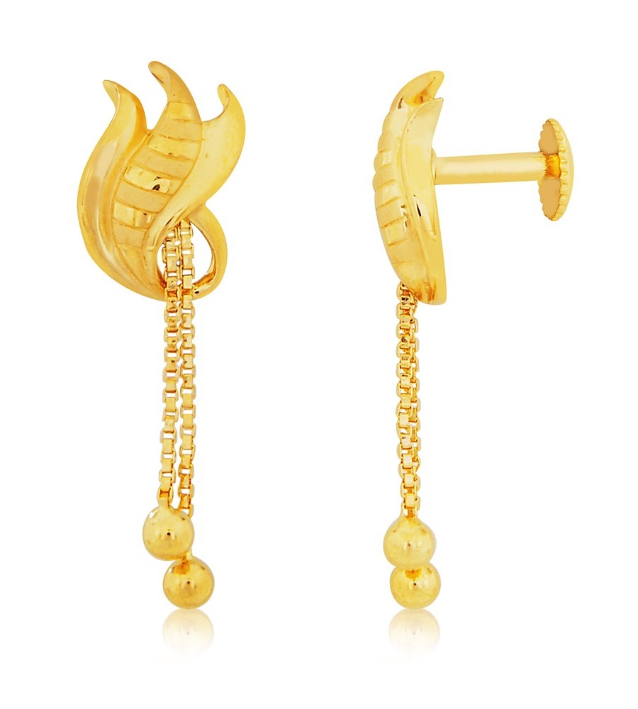 Blazing Star Chain Drop Gold Earrings Jewelry Online Shopping Gold